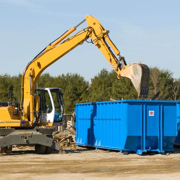 how does a residential dumpster rental service work in New Odanah WI